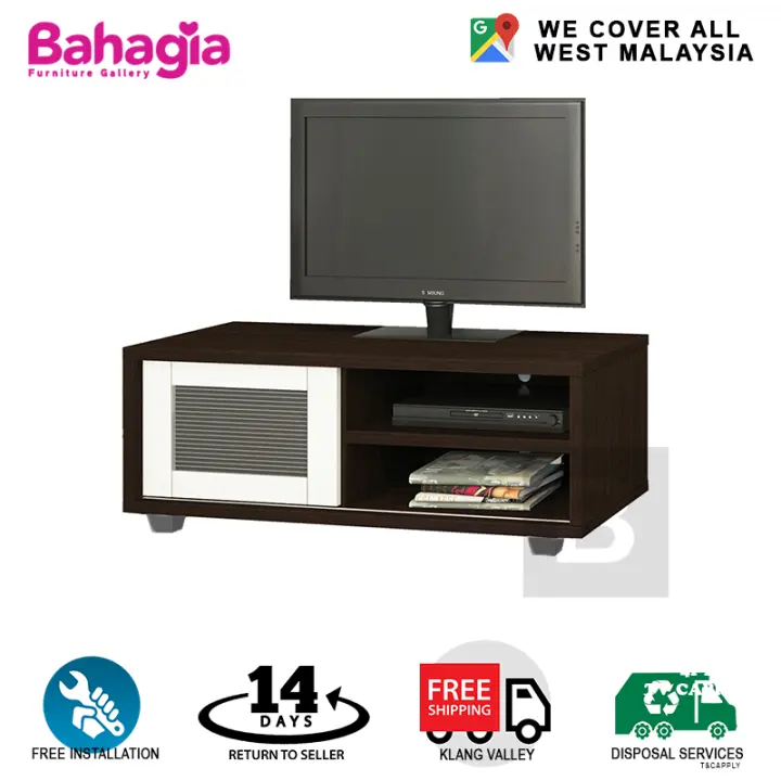 Free Shipping Installation Bahagia Campton Tv Cabinet 4ft Or 6ft Almari Kabinet Ruang Tamu Rak Lazada Tv Cabinet Almari Kabinet