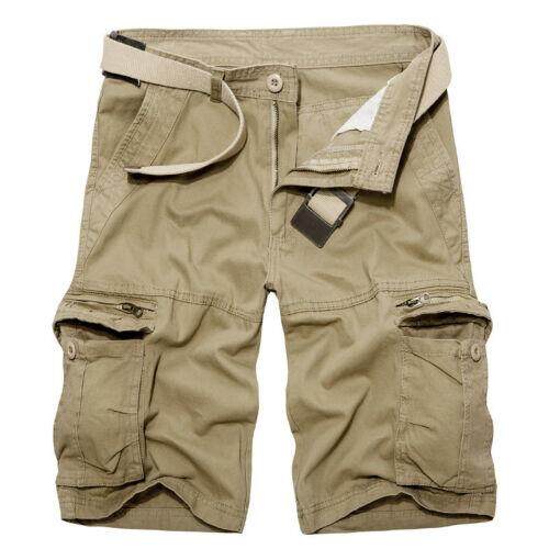 Mens Camo Cargo Shorts Pants Combat Tactical Military Army Short Work Trousers