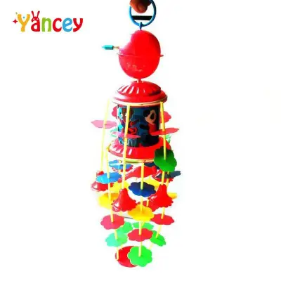 Yancey Fashion Wind Chimes Rotating Music Kids Toys Plastic Children Crib Bell Bed Hang Decoration 3-6 Years Infant Baby Gift