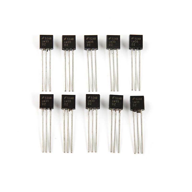 Uni 10pcs lm35dz to-92 lm35 precision centigrade temperature sensors