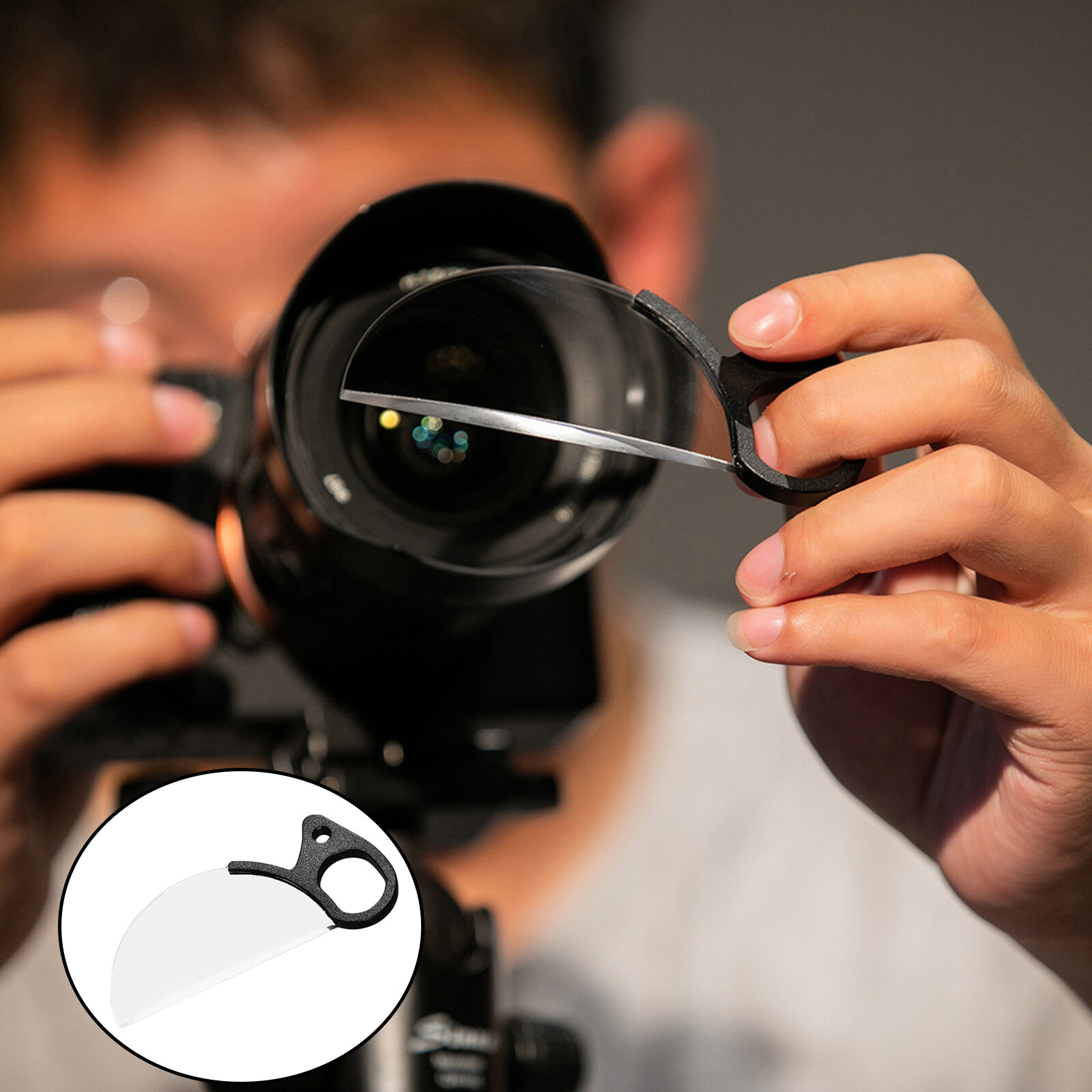 Almencla Diopters กล้องปริซึมฟิลเตอร์กล้องถ่ายรูปตัวแปรจำนวนของคน SLR