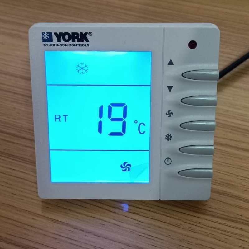 Spot Genuine 】Touch York Central Air Conditioner LCD Thermostat Three-Speed  Switch Water-Cooling Air Cooler Panel Panel Wire Control Remote Control  Touch York Central Air Conditioner LCD Thermostat Three-Speed Switch Water  Cooling