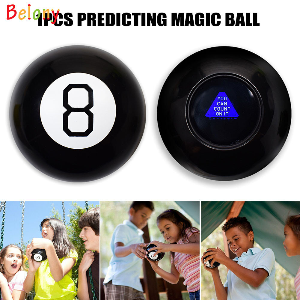 Belony Retro Magic Mystic 8 Ball Luckly Decision Making Fortune Telling Cool Toy