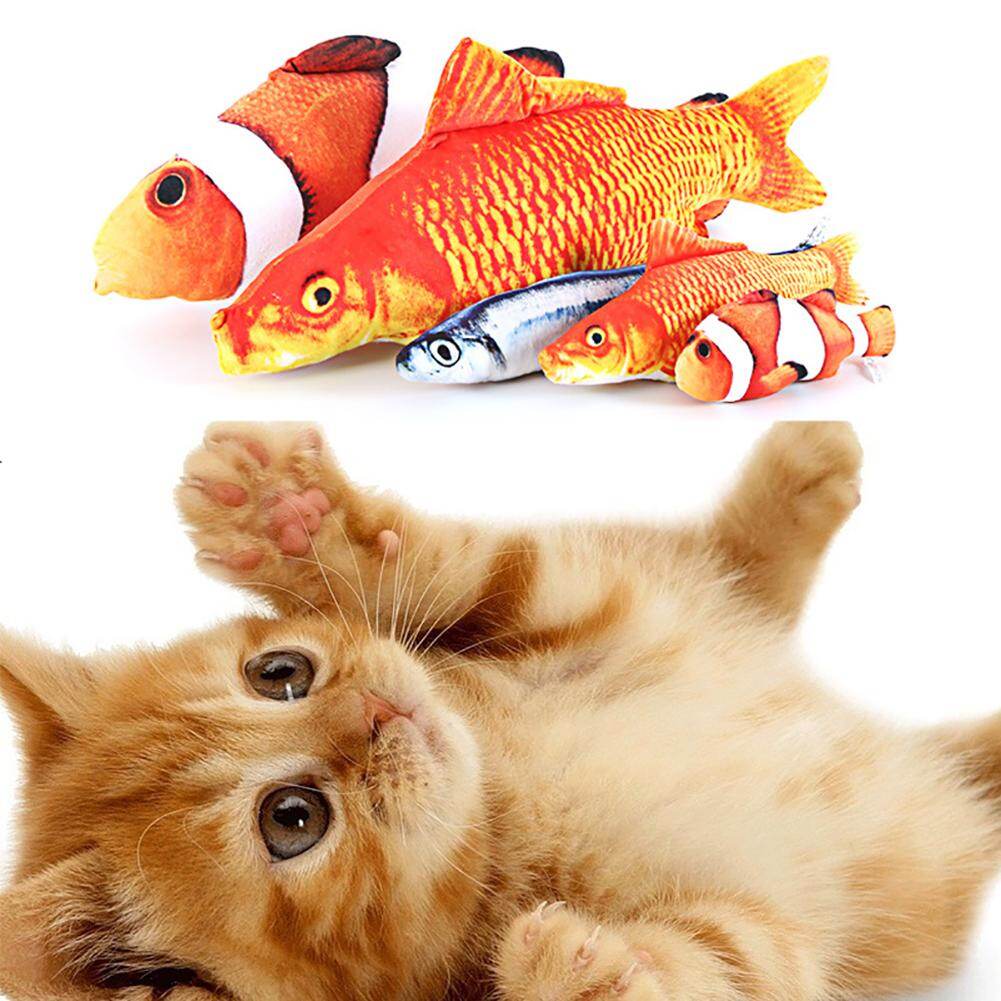 Funny Simulation Plush Catnip Toy Lifelike  Artificial Small Pet Cat Kitten Teaser