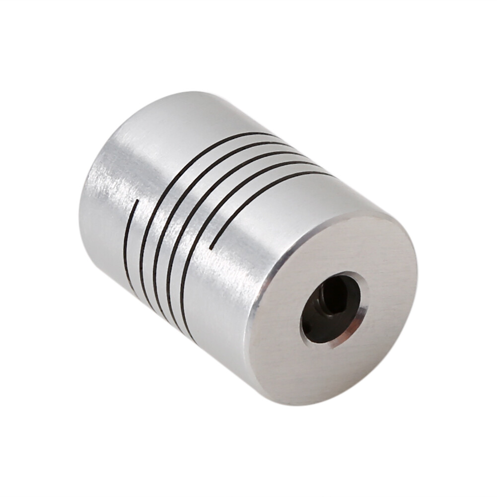 Plum Coupling Shaft Flexible Clamp Plum Shaped Elastic Coupling Coupler 6×6.35mm Aluminum Coupling Shaft Connect For Stepper Motor