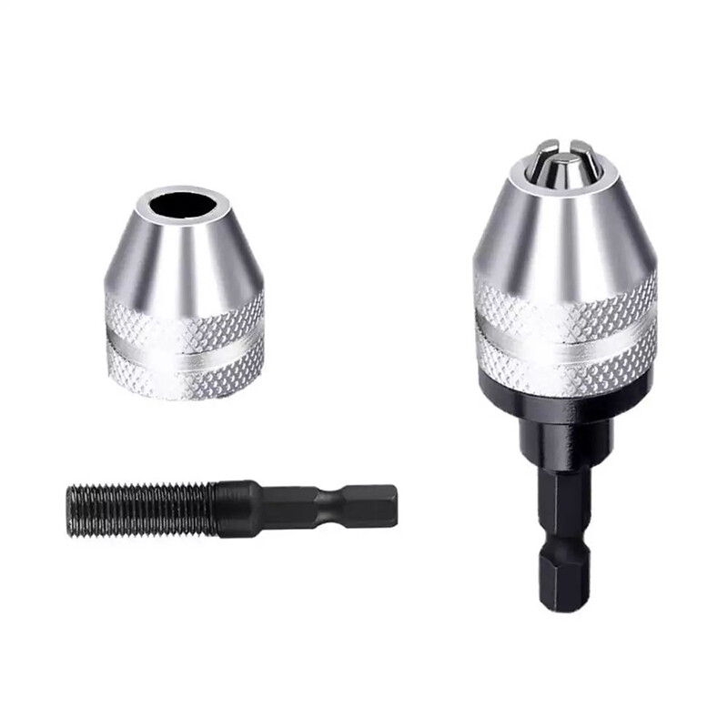 [Hàng Có Sẵn] KIPRUN Mâm Cặp Khoan Không Chìa Dụng Cụ Chuyển Đổi 0.3-3.6Mm Mâm Cặp Chuyển Đổi Thay Đổi Nhanh Thân Lục Giác 1/4 Cho Khoan Điện