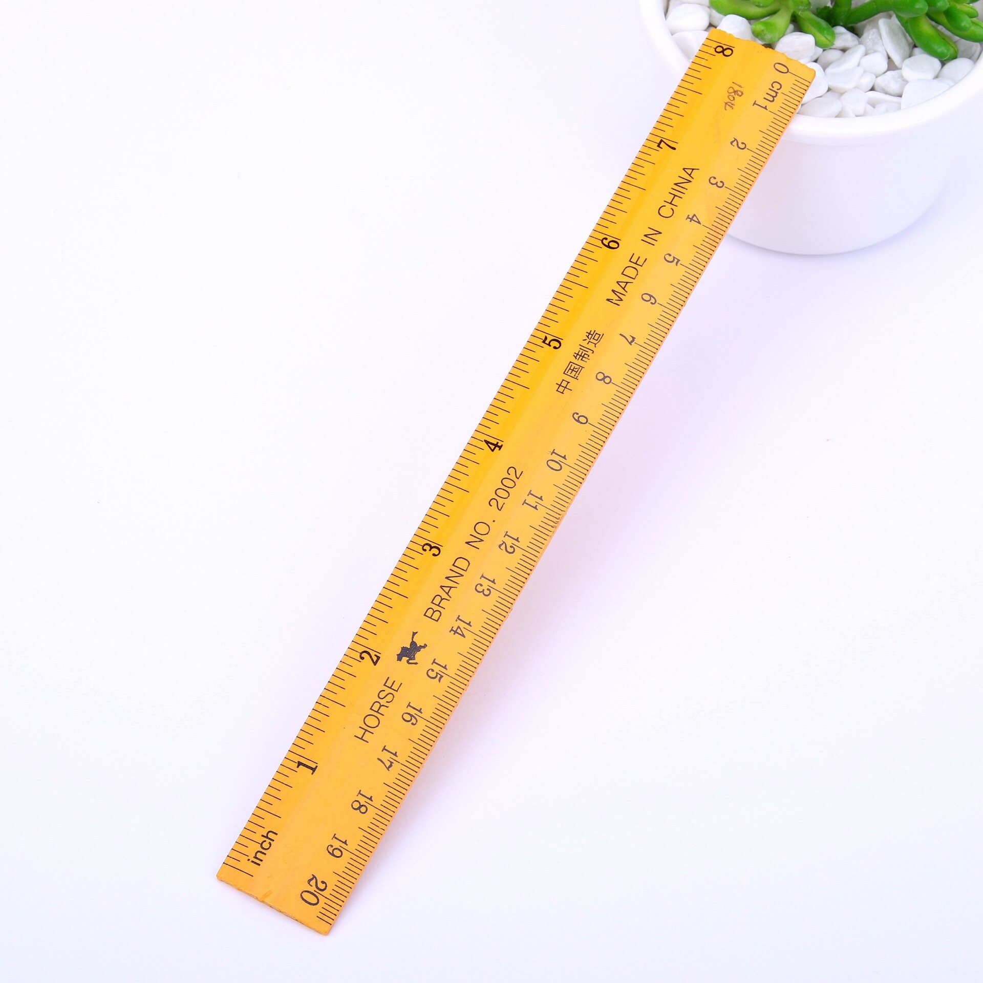15cm Ruler 30cm Ruler Yellow Wooden Ruler Wooden Ruler 15cm Ruler 20cm Ruler 30cm Ruler Single Sided Ruler Double Scale Ruler Student Learning Stationery School Ruler Office Ruler