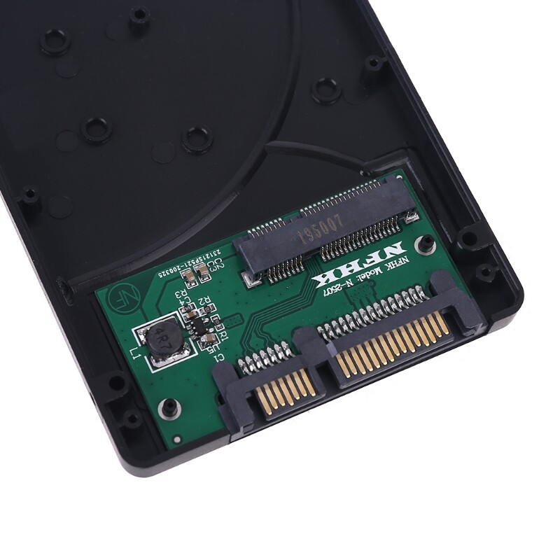Vỏ Bộ Chuyển Đổi SSD MSATA 7Mm Sang SATA 2.5 Inch Chuyển Đổi, Hộp Ổ Đĩa Cứng Bên Ngoài HDD...