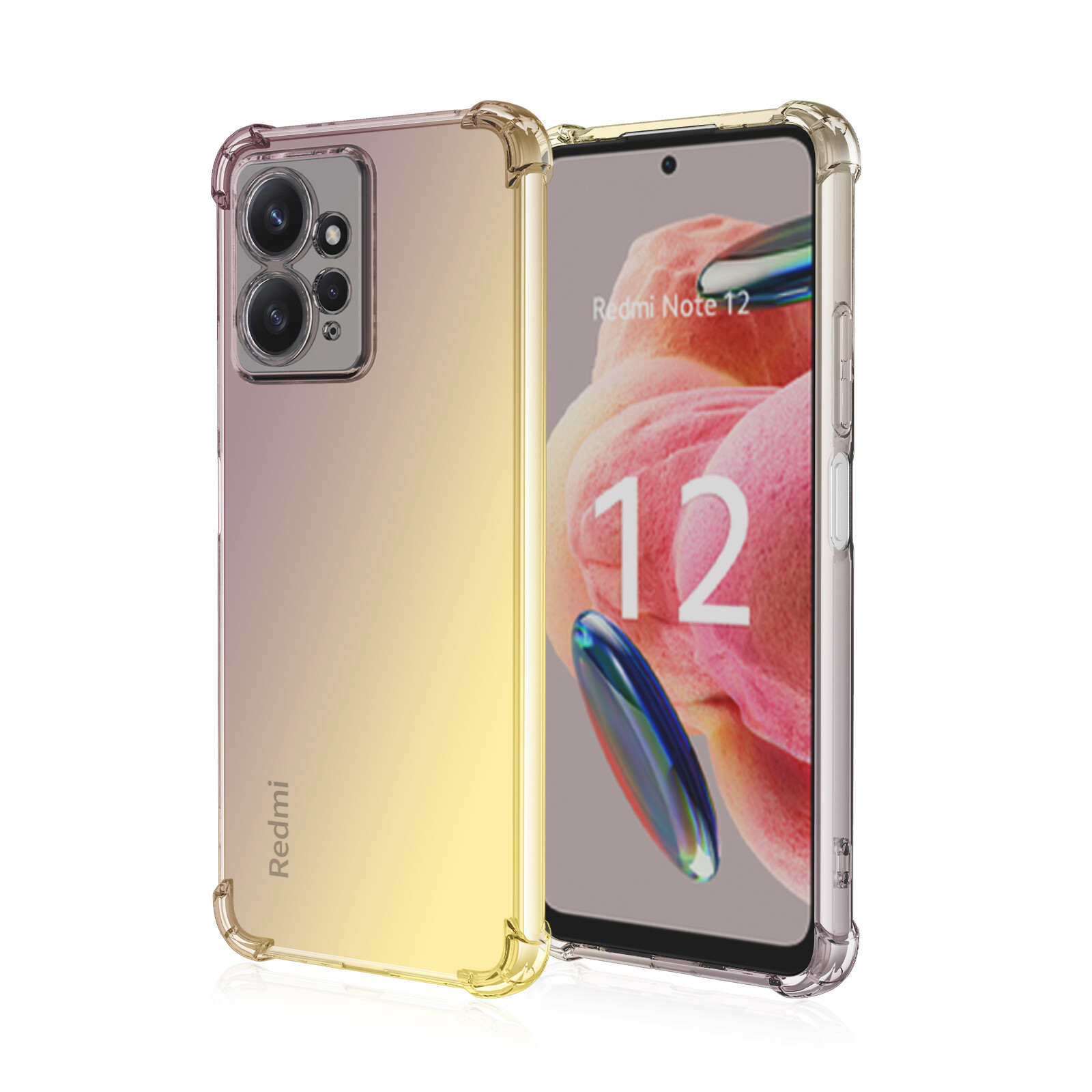 Cover Silicone Trasparente per Xiaomi Redmi Note 14 5G Disegno Piume