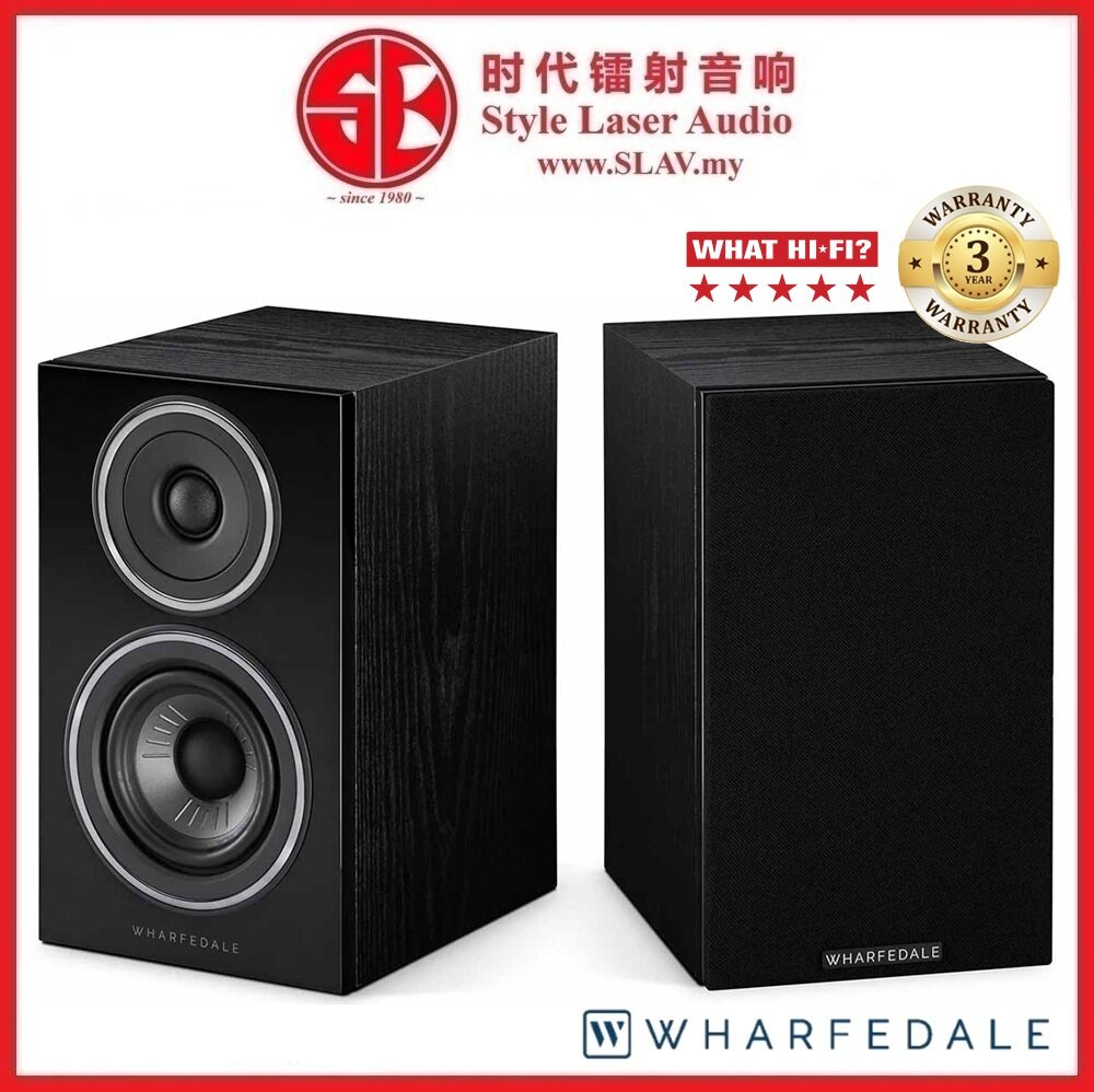 Wharfedale Diamond Bookshelf Speaker 20-100W Amplifier Power