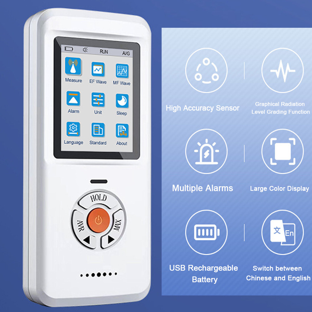 Smart Sensor Handheld Portable Radiation Detector Household Laboratory Hospital
