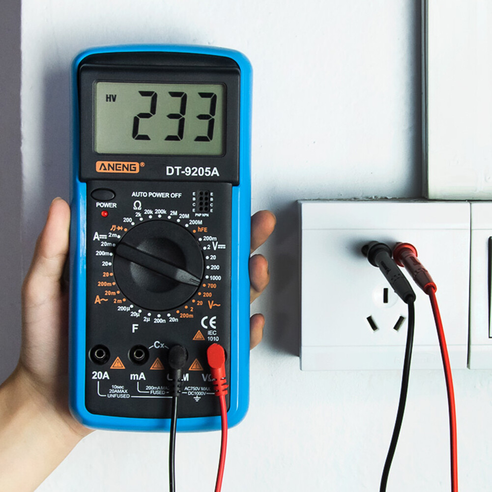 【ANENG】ANENG DT-9205A Vôn Kế Kỹ Thuật Số Đồng Hồ Đo Điện Áp Máy Đo Điện Trở