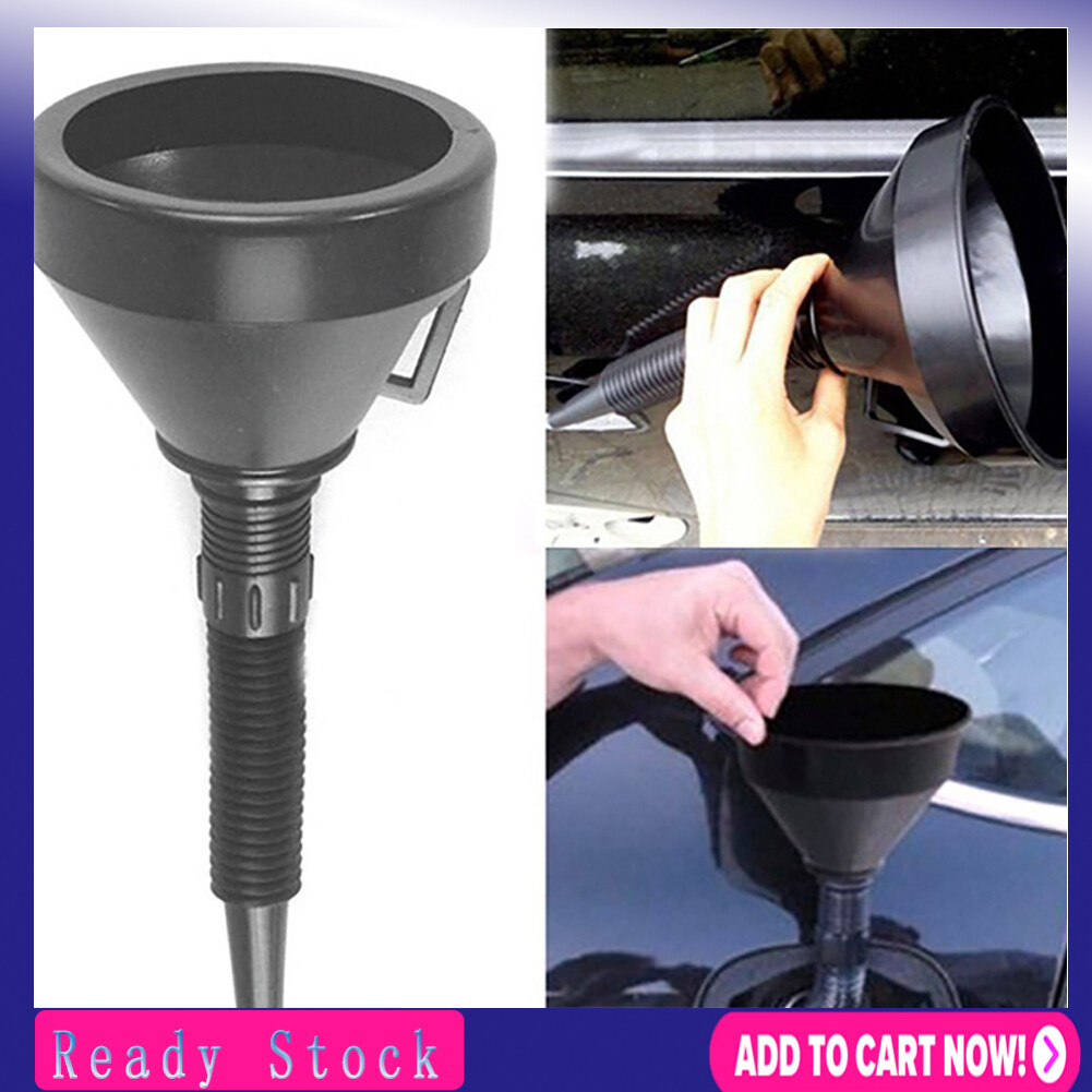 LILITHL Plastic Flexible Funnel Can Spout for Motorcycle Car Oil Petrol Fuel Gasoline