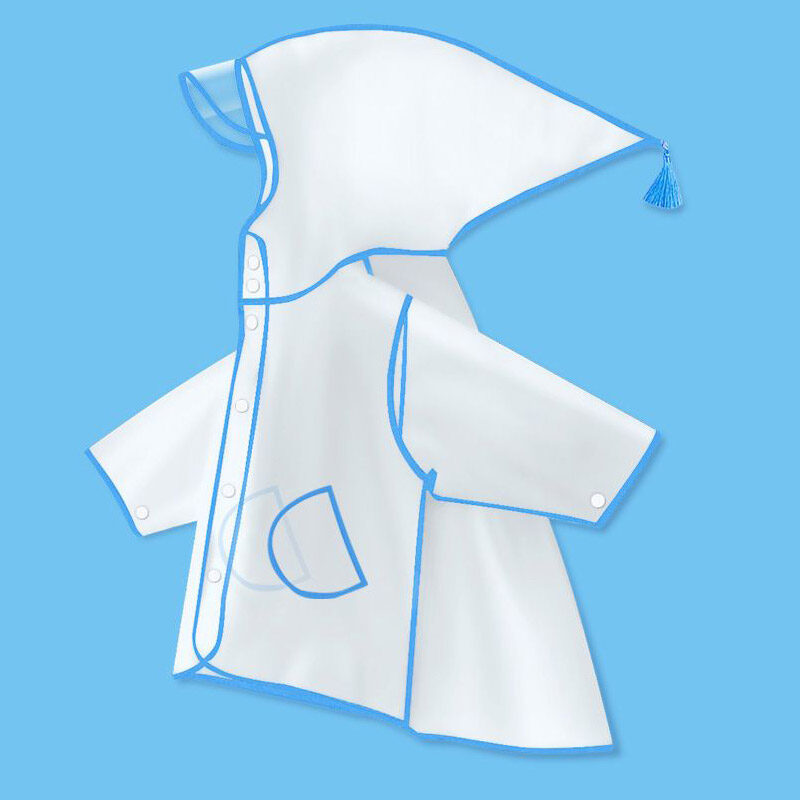 IQANGEL Children's raincoat 3-7 years old, kindergarten 1 to 3 years old, baby raincoat