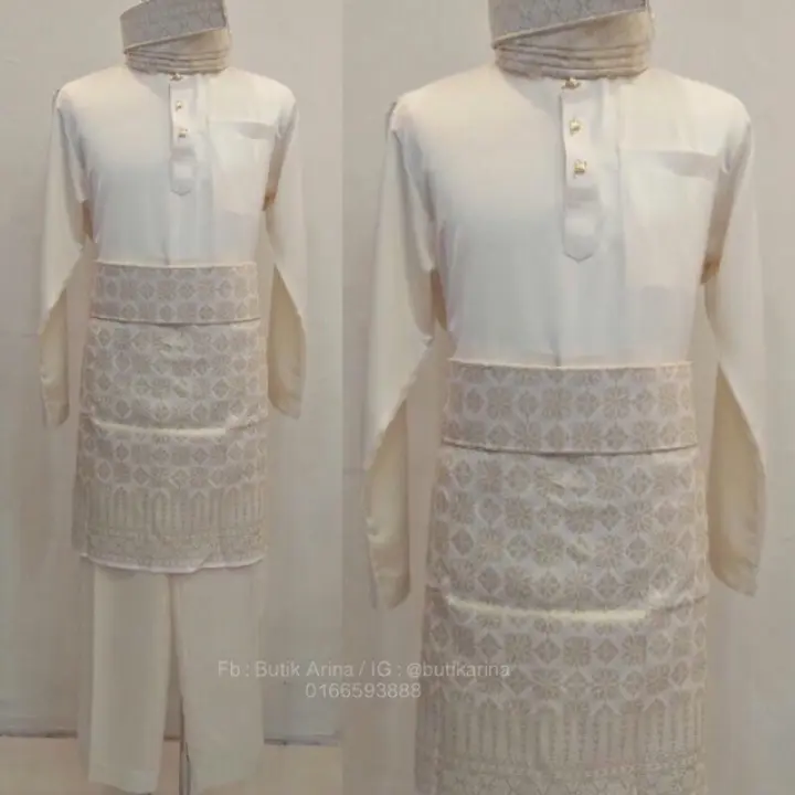 pola baju melayu slim fit