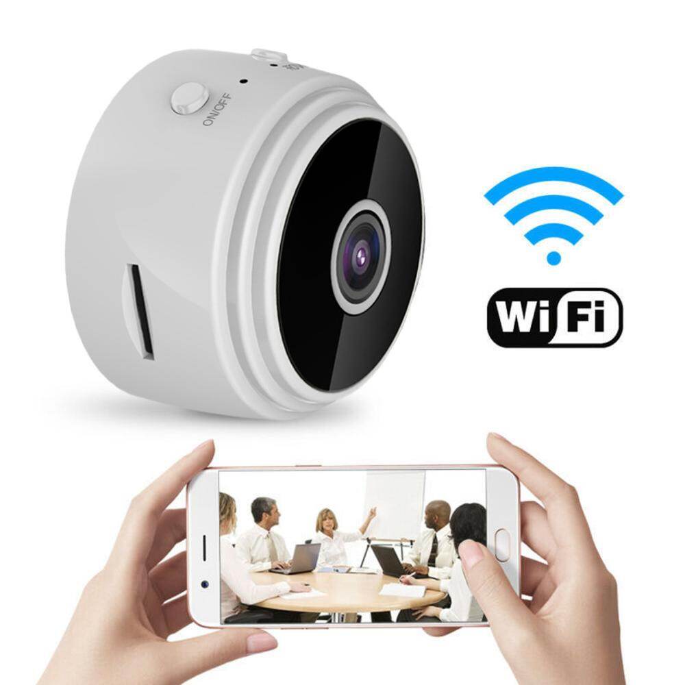 1080P Wireless Camera Multifunctional 2.4G Wireless Indoor Camera Motion Detection 360 Degree Bracket Household Security