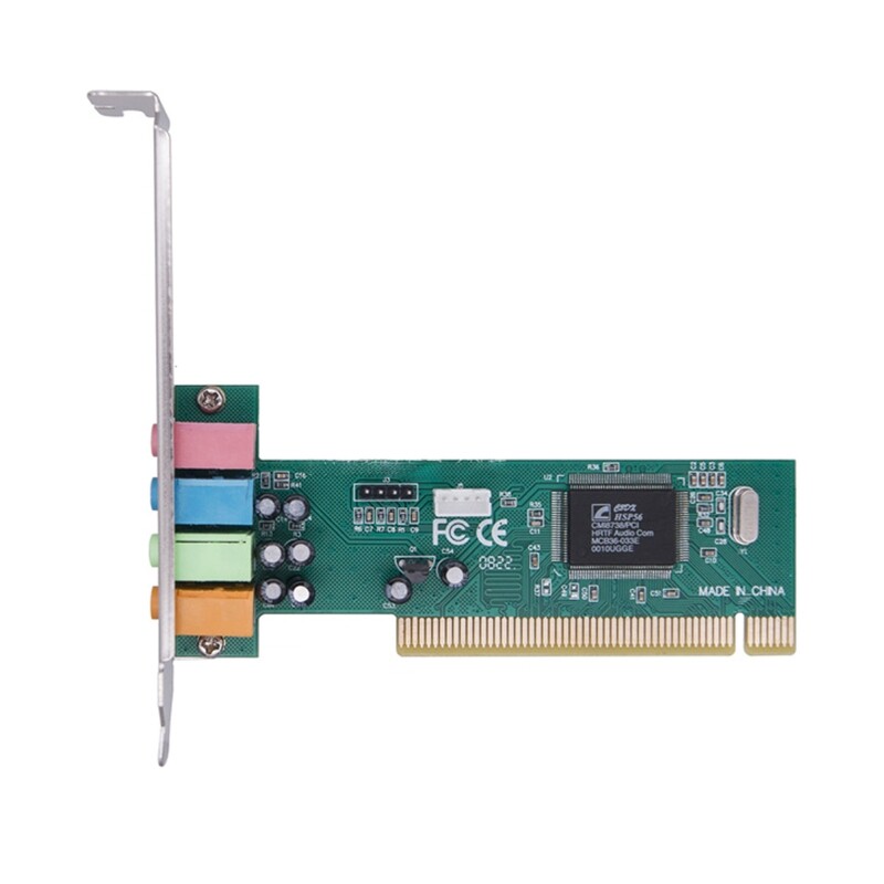Pcie sound card 4.1 desktop computer built-in pci-e 8738 stereo audio 5-channel expansion card digital sound card