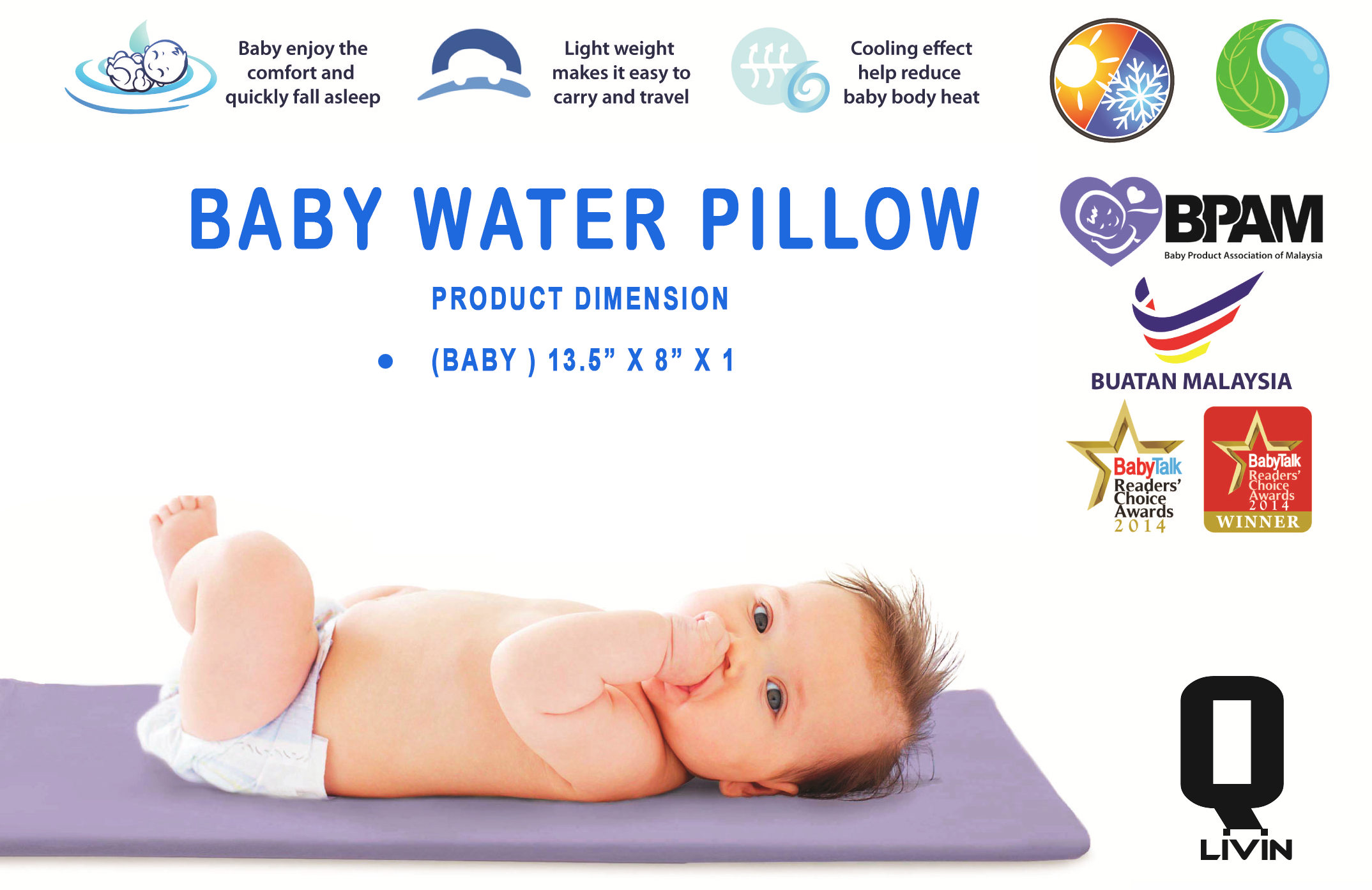 baby water pillow