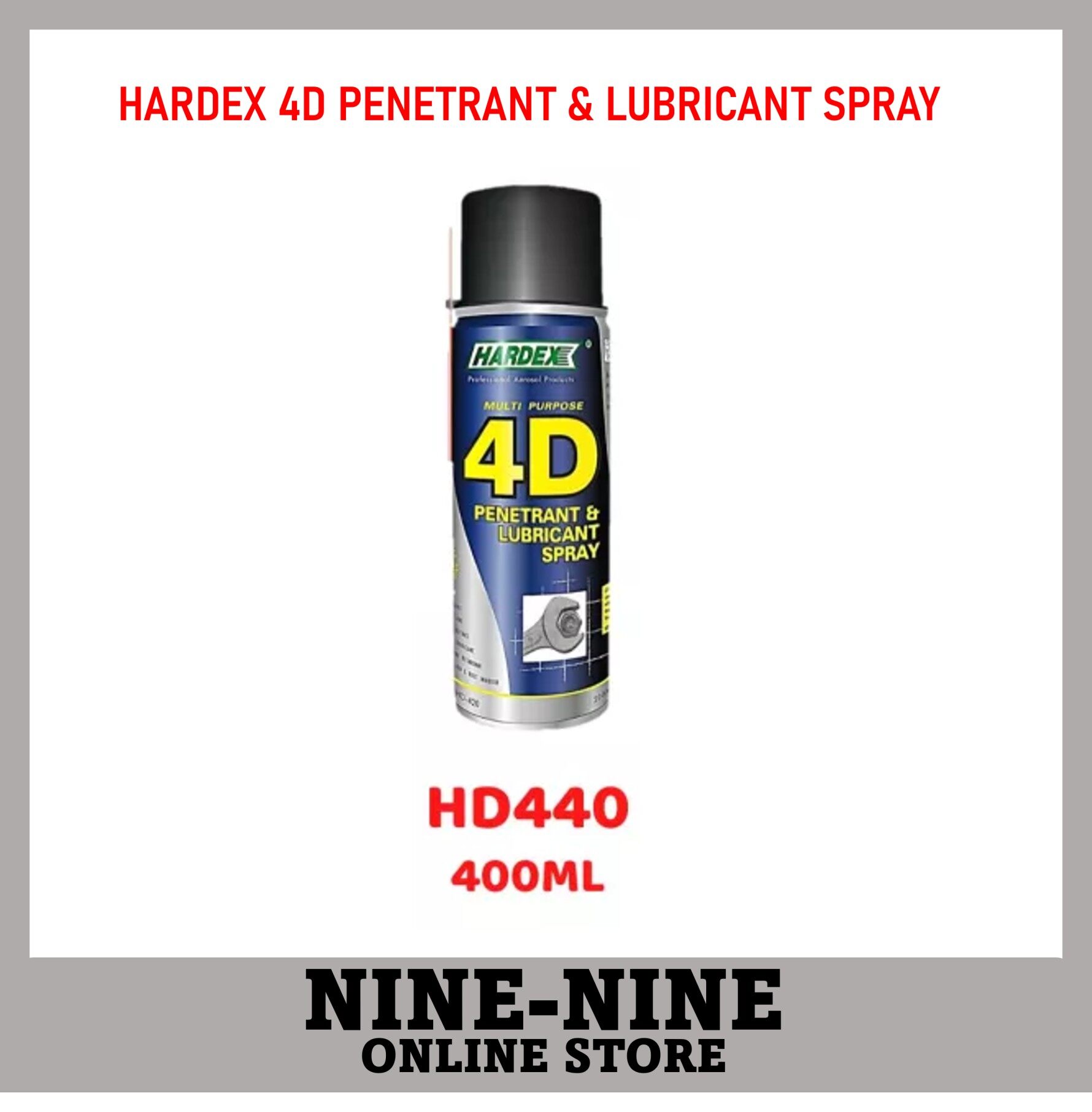 HARDEX HD600 Spray Grease Lubricant 400ml Lazada