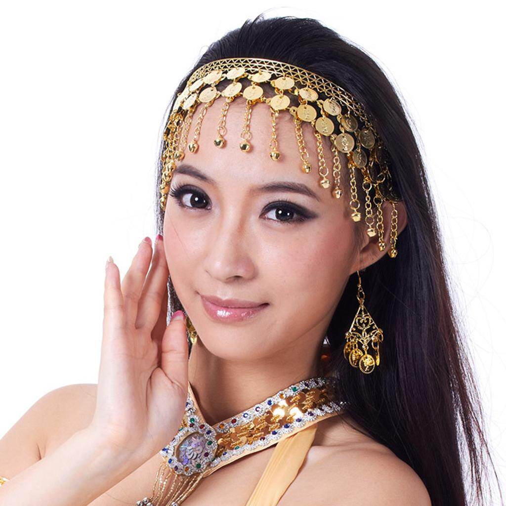 Perfeclan Women Coins Tassel Crown 