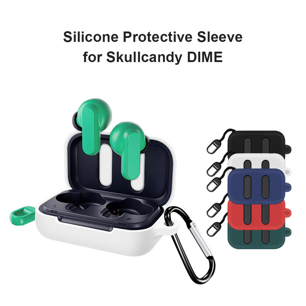 Silicone Case for Skullcandy Dime Shockproof Full Protective Cover Charging Case Accessories