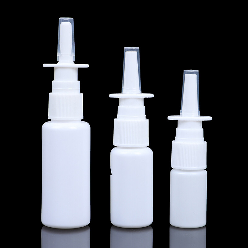 Tumato 10/20ml/30ml Empty Plastic Nasal Pump Spray Bottles Sprayer Mist Nose Refillable