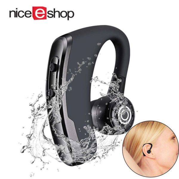 NiceEshop P11 Bluetooth 5.0 Wireless Headphones Noise Cancelling Hands free Stereo Bluetooth Headset with 21h Play Time Earhook Sport sweatproof Earphones for Business Cycling Driving Singapore