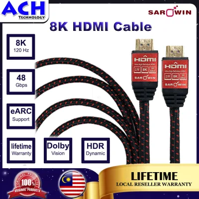 SAROWIN 8K HDMI Version 2.1 Cable Compatible with HDMI