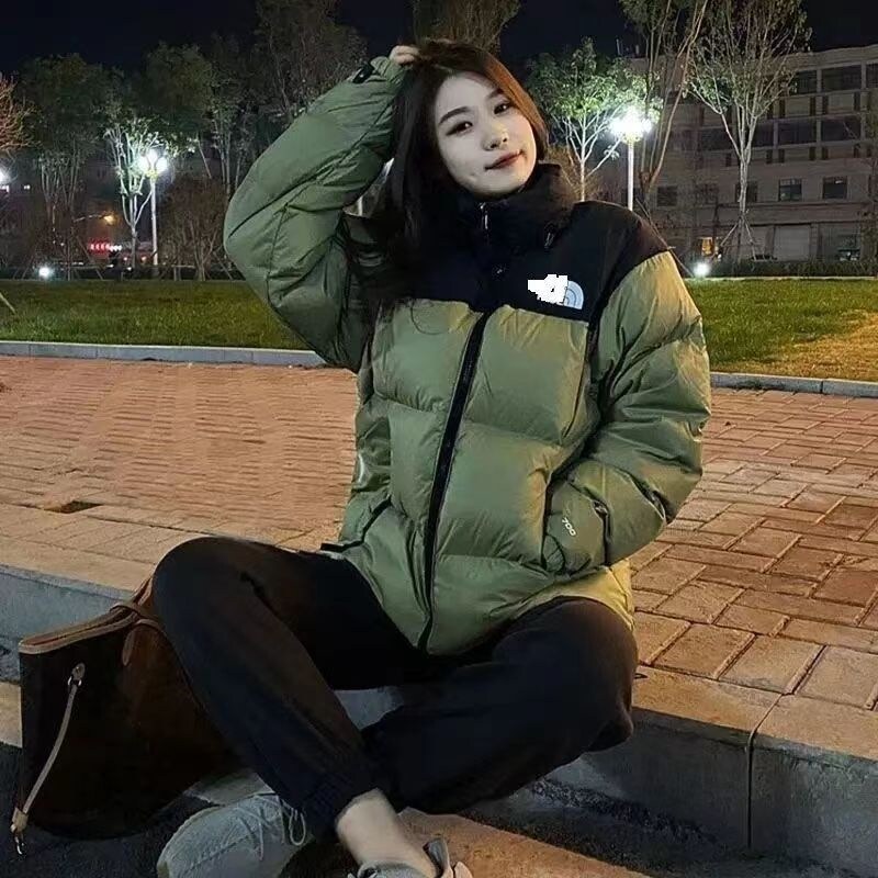 NEW THE NORTH FACE Correct version American version winter down jacket waterproof windproof and warm same style for men and women couple bread jacket for students original