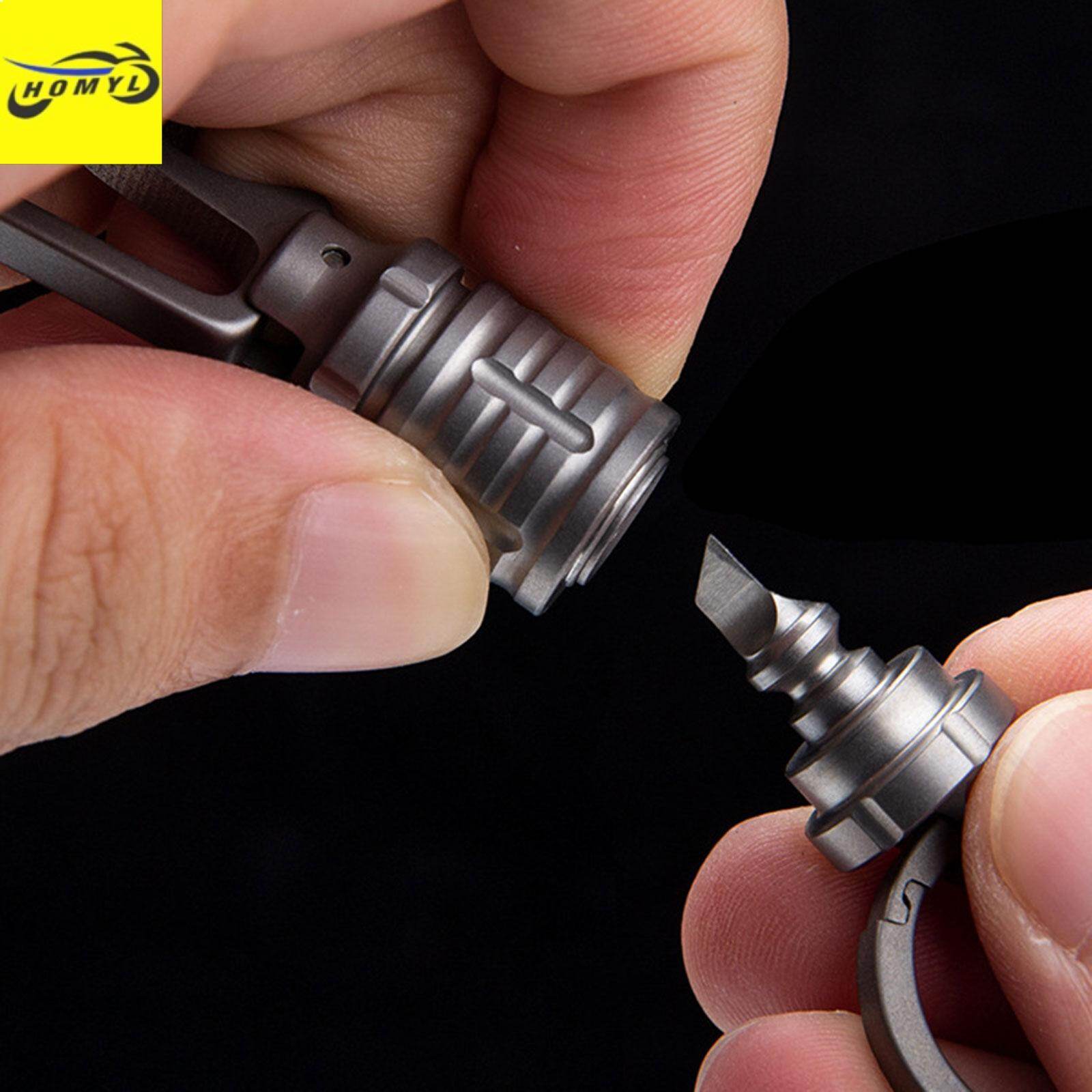 Homyl Ring Holder Quick Release Belt Key Clip Carabiner Key Chain for Outdoor Home