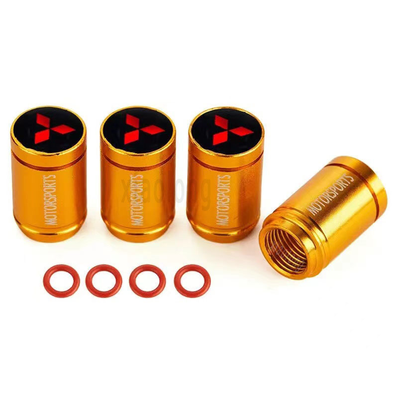 sale 4pcs For Mitsubishi car tire valve cap cover Antitheft Leakproof