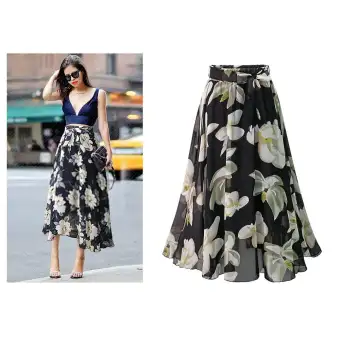 flowy a line skirt