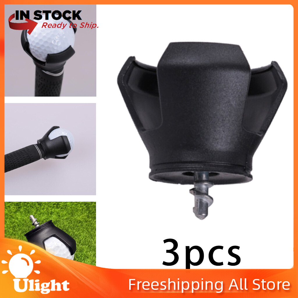 Ulight 3Pcs ลูกกอล์ฟพลาสติก Pick Up Retriever จุกดูด Ball Grabber เครื่องดูดกรงเล็บเครื่องมือพัตเตอร์ Grip Attachment ลูก Picker หยิบเครื่องมือของขวัญกอล์ฟสำหรับชาย