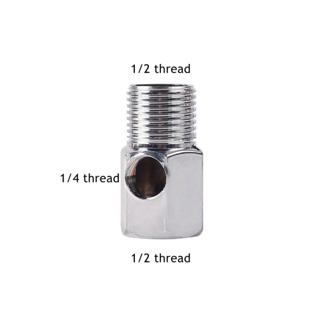 RO กรองน้ำ Inlet Tee ประเภทบอลวาล์วโลหะพลาสติกทองเหลืองอะไหล่ชายหญิง ...