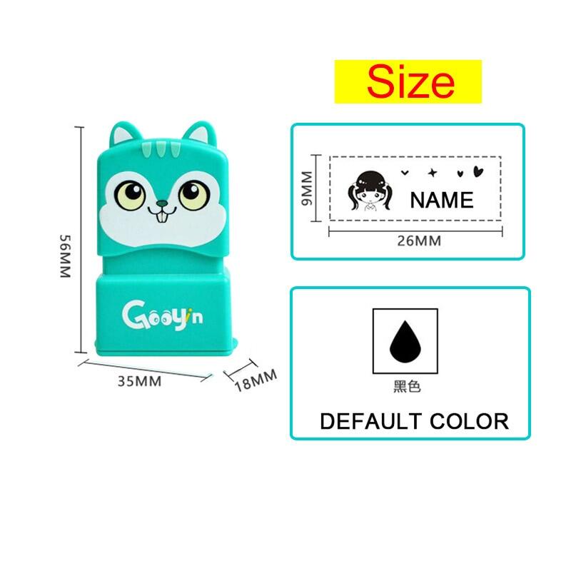 Personalized Name Stamp For Kids Clothing, Custom Name Tag Labels Stickers Stamps Baby Clothes Nursery Permanent Fabric Marker