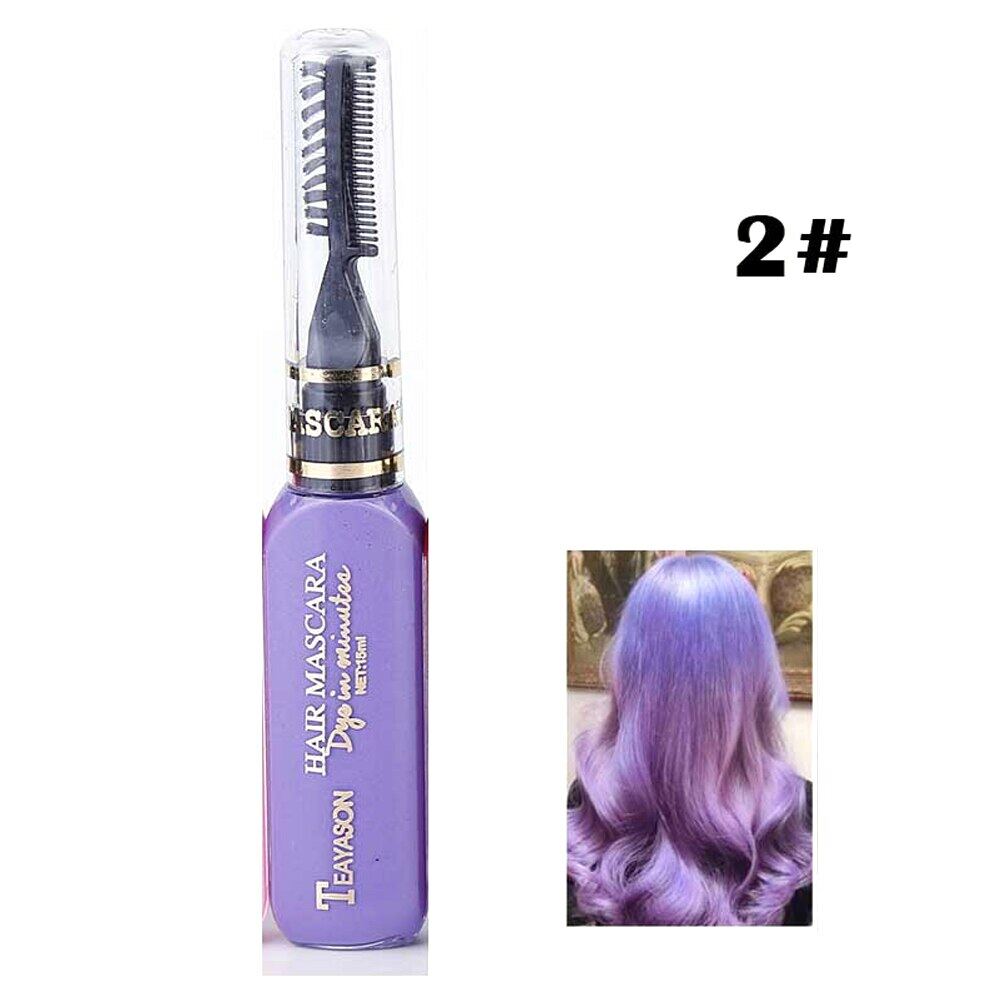 Thuốc Nhuộm Màu Tóc Một Lần 13 Màu Mascara Màu Tóc Tự Làm Tạm Thời Không Độc Hại Bút Chì Màu Nhuộm Tóc Một Lần Có Thể Giặt Được