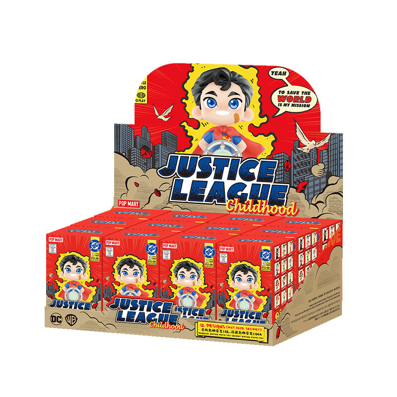 POP MART DC Justice League Childhood Series Figures Blind Box