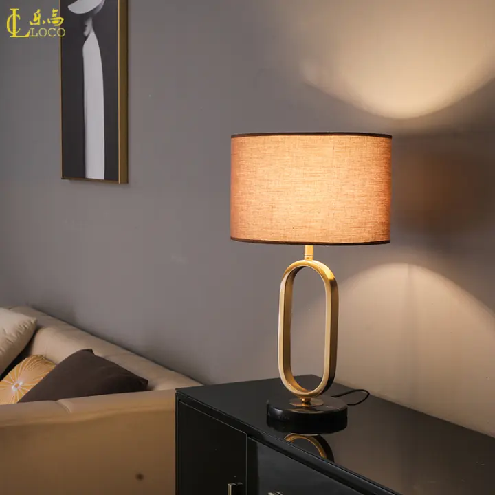 Loco Light High End Table Lamp Marble, End Table Lamps For Bedroom