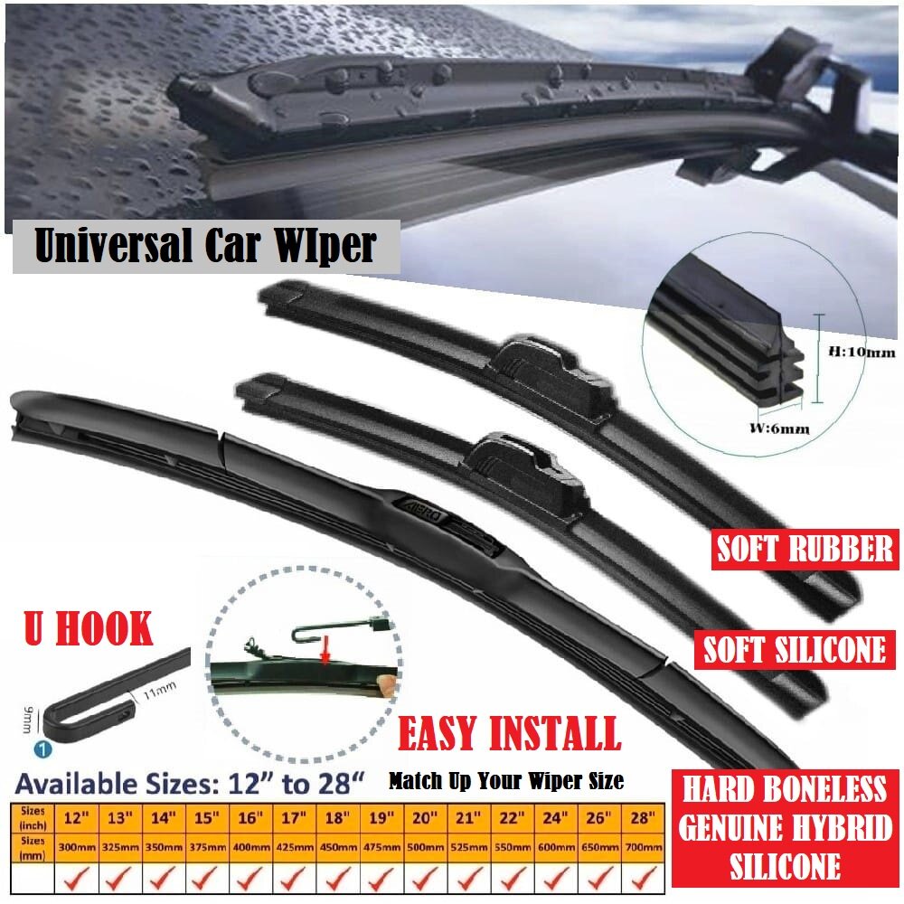 Car Wiper Silicone Wiper Rubber Wiper Windscreen Windshield Wipers