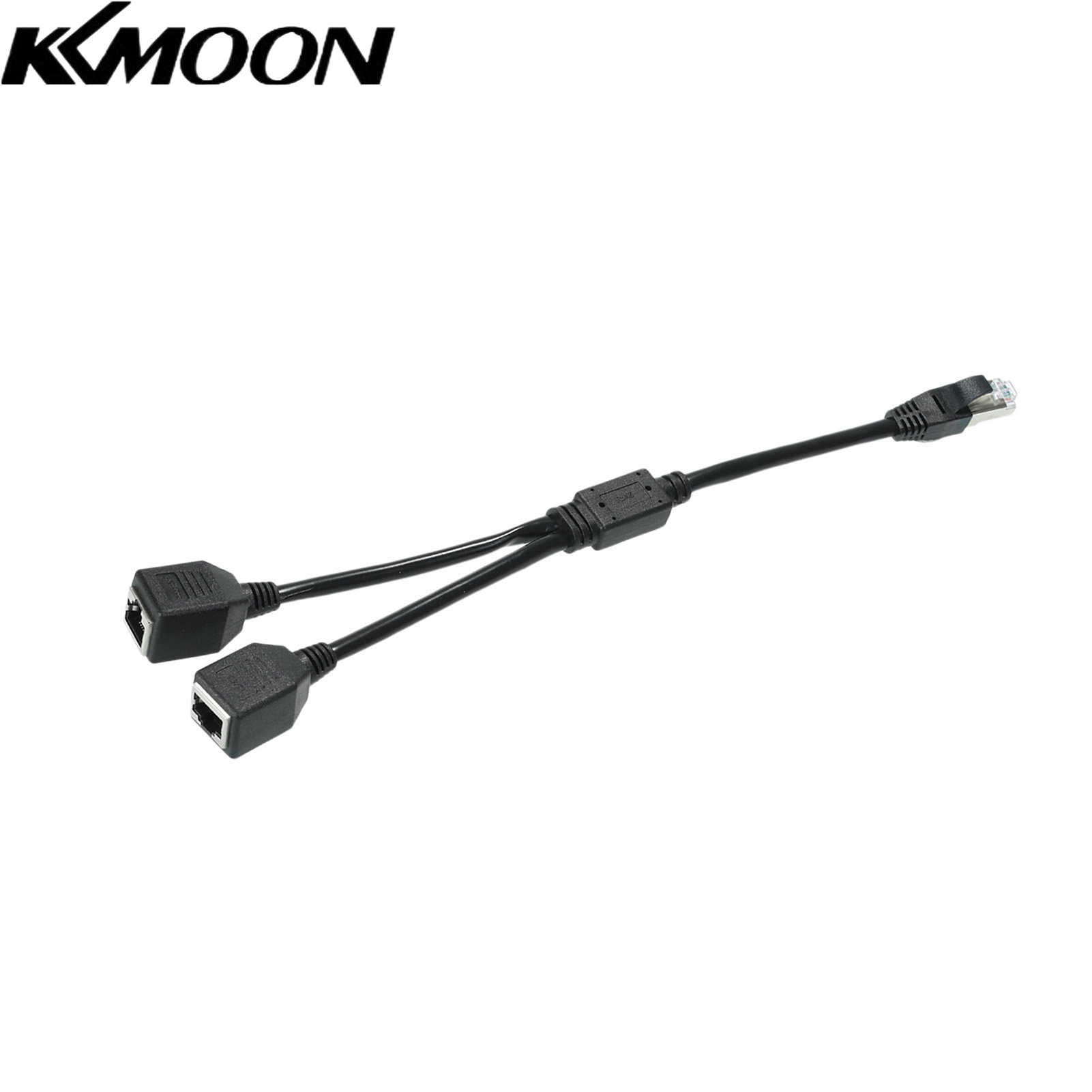 RJ45 Network Splitter Adapter Cable, Male to 2 Female header Separators Socket Port LAN for Super Category 5 Ethernet, Category 6 Ethernet