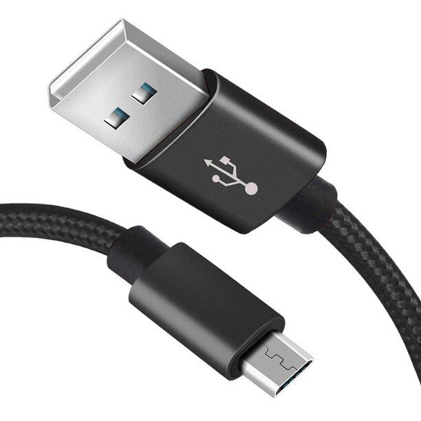 1Meter Micro USB Cable Charger Cord Wire For Samsung Galaxy, Android Phones, 3FT Micro USB Cable Braided Cord High-Speed USB 2.0 Sync and Charging Cable For Samsung, HTC, Motorola, Nokia, MP3, Tablet