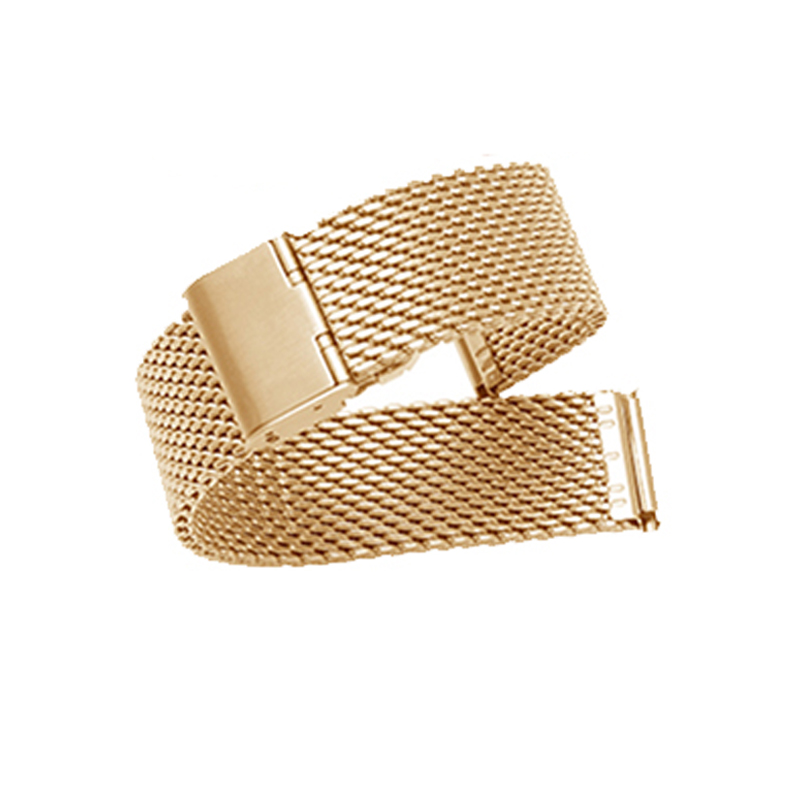 20mm strap mesh stainless steel band bracelet for garmin vivoactive 3 music element / forerunner 645 245 55 158 165