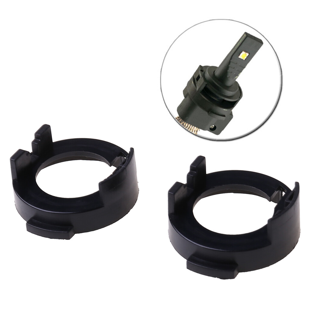 2x H7 LED Headlight Adapter Holder Retainer Socket LED Bulb Base For Kia Forte K