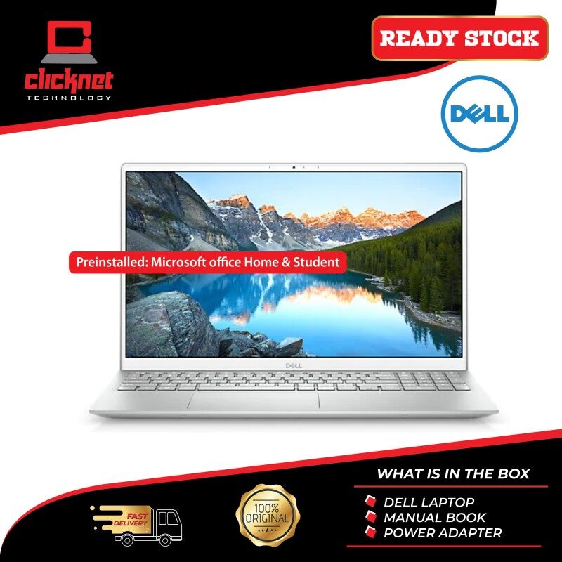 DELL INSPIRON 15 5502 6585SG-W10 15.6 FHD Laptop Silver (I7-1165G7, 8GB, 512GB SSD,INTEL IRIS W10, H&S) Malaysia