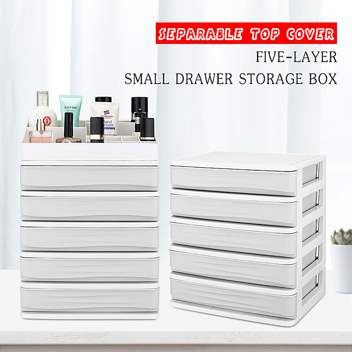 Storage Bags Makeup Storage Office Desk Multilayer Small Drawer Cabinet Home File Receipt Organizing Box Lazada Ph