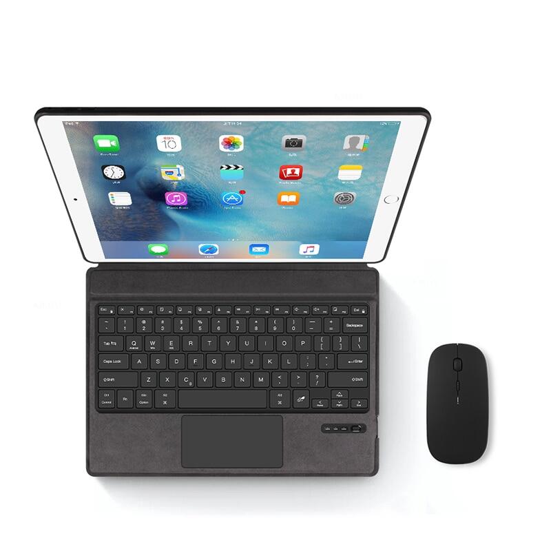 Wireless Bluetooth Mouse Touchpad Keyboard Case for iPad Pro