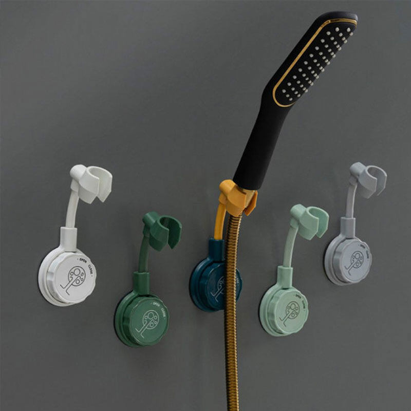 Bathroom Shower Head Holder 360° Adjustable Rotatable No Drilling Bracket Mount KLKLJYFI