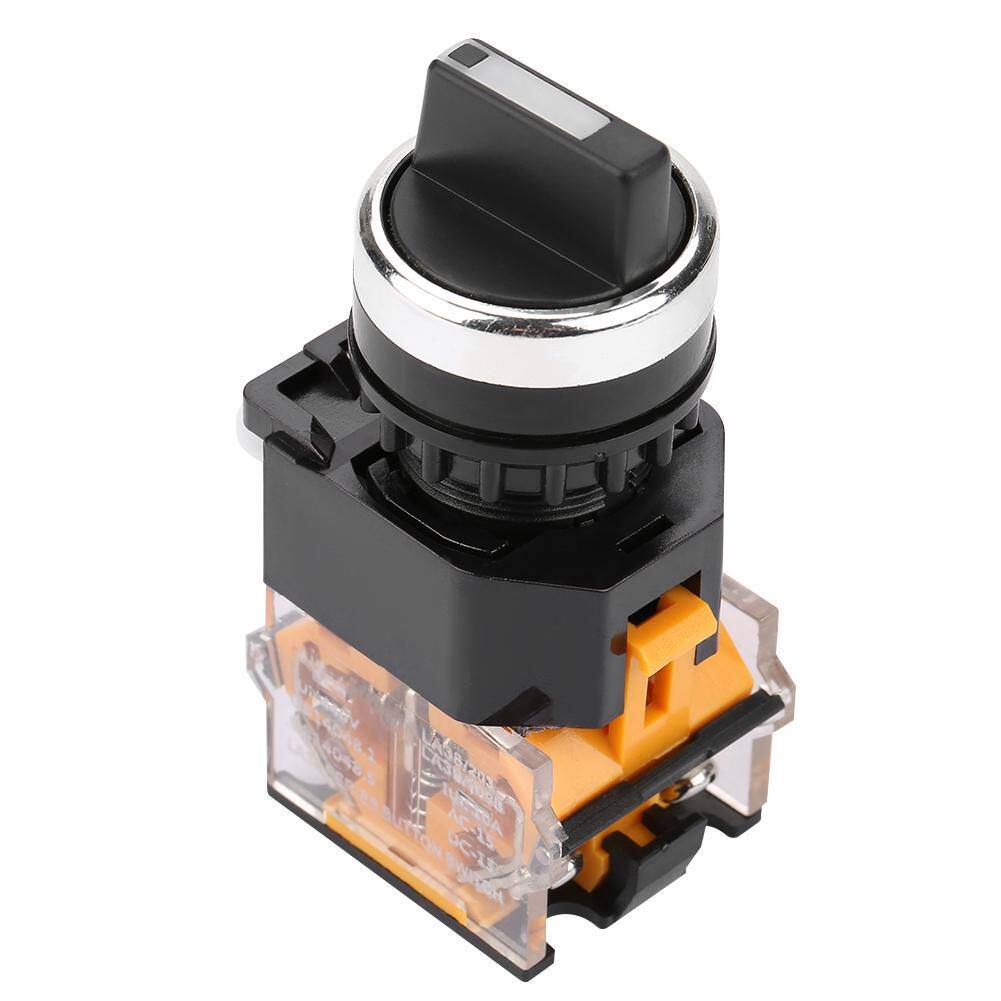 3 Position Rotary Switch 2NO Maintained Select Selector Switch Rotary Switch LA38-20X3