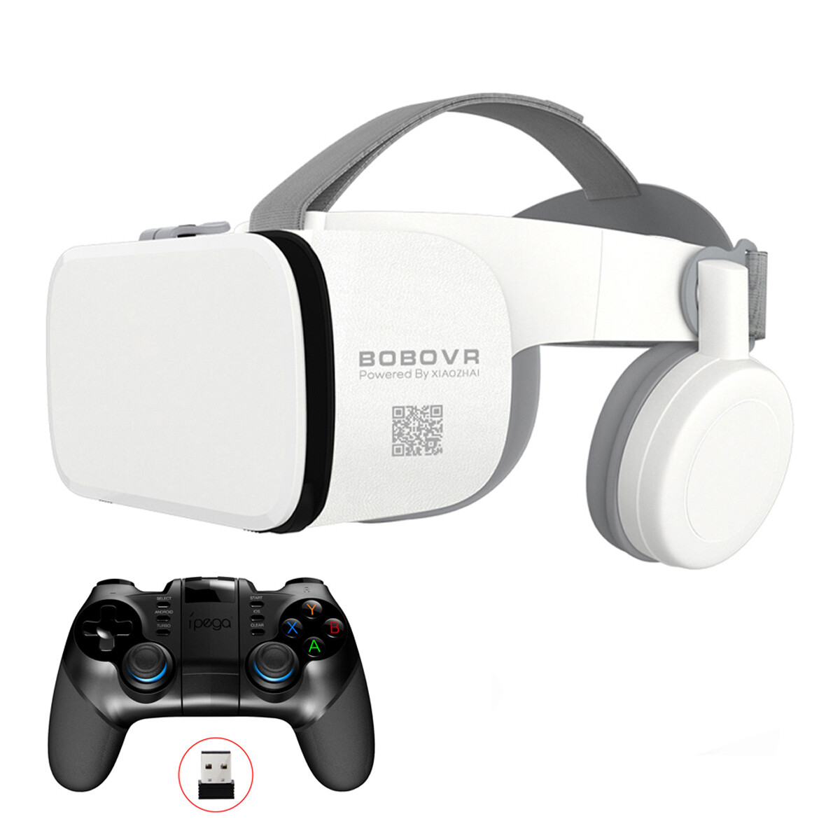 BoBo bobobovr Z6 casque Mũ bảo hiểm 3D kính VR thực tế ảo Bluetooth Tai nghe cho điện thoại thông minh Điện thoại thông minh Kính viar Ống nhòm