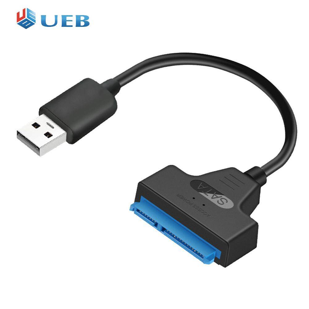 Usb 2.0 to sata 22pin adapter converter cable for 2.5in hdd ssd hard drives